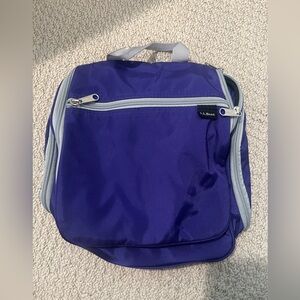 L.l. Bean cosmetic toiletry bag - purple